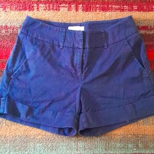 New York & Company     Navy Blue shorts size 0